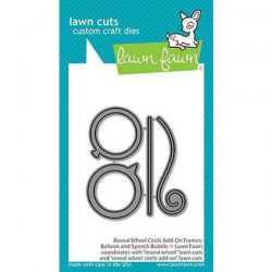 Lawn Fawn Reveal Wheel Circle Add-On Frames: Balloon and Speech Bubble Lawn Cuts