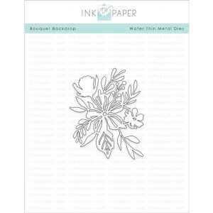 Ink To Paper Bouquet Backdrop Die