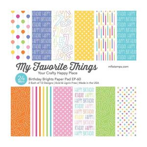 My Favorite Things Birthday Brights Paper Pack
