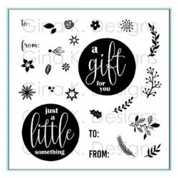 Gina K Designs Mini Wreath Builder Stamp Set