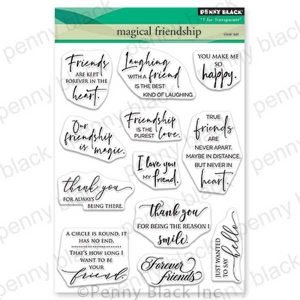 Penny Black Magical Friendship Clear Stamp Set