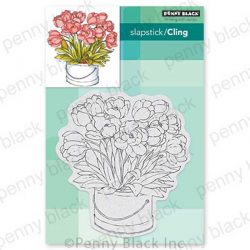Penny Black Blooming Bunch Cling Stamp