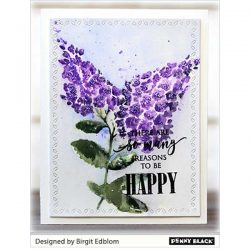 Penny Black Lovely Lilacs Cling Stamp