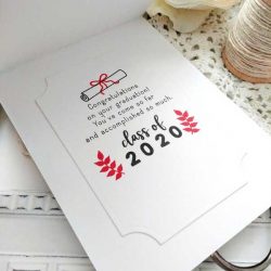 Ink To Paper Inside Greetings: Graduation Mini Stamp