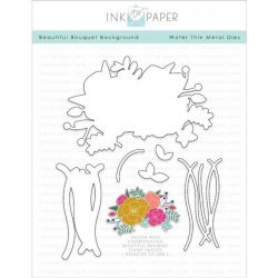 Ink To Paper Beautiful Bouquet Background Die