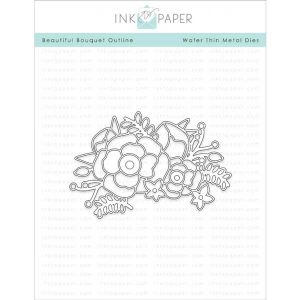 Ink To Paper Beautiful Bouquet Outline Die
