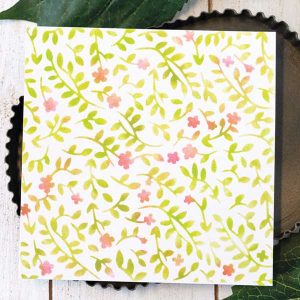 Hero Arts Spring Sprig Stencil class=