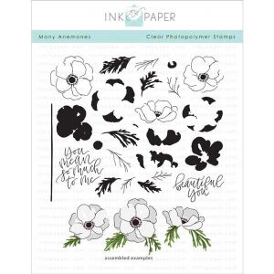 Ink To Paper Many Anemones stamp set