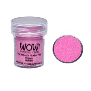 WOW! Fluorescent Tickled Pink Embossing Powder class=