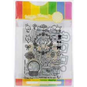 Waffle Flower Hoppy Stamp and Die Combo