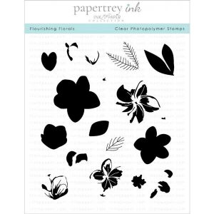 Papertrey Ink Flourishing Florals Stamp