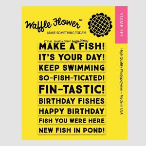 Waffle Flower Make A Fish Stamp Set