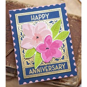 Papertrey Ink Border Bling: Postage Frames Dies class=