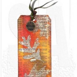 Stampers Anonymous Tim Holtz Falling Leaves Stamp Set