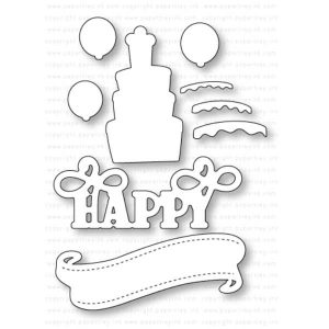 Papertrey Ink Paper Clippings: Birthday Details Die