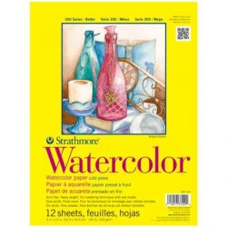 Strathmore Watercolor 9″x12″ Paper Pad – Cold Press – 12 sheets