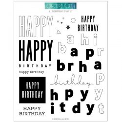Concord & 9th All The Birthdays Stamp Set