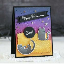 Papertrey Ink Just Sentiments: Halloween Mini Stamp Set