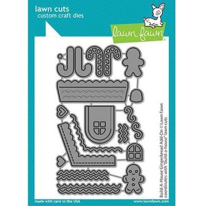 Lawn Fawn Build-A-House Gingerbread Add-On Lawn Cuts