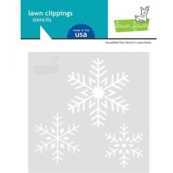 Lawn Fawn Snowflake Trio Stencil