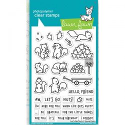 Lawn Fawn Let's Go Nuts Stamp Set
