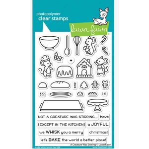 Lawn Fawn A Creature Was Stirring Stamp Set