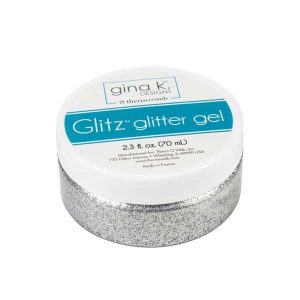 Gina K Designs Glitz Glitter Gel – Silver
