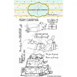 Colorado Craft Company Anita Jeram~Christmas Presents Stamp Set