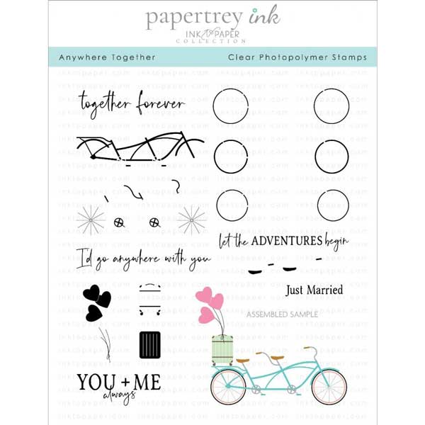 Papertrey Ink Anywhere Together Stamp Set – The Foiled Fox