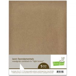 Lawn Fawn Woodgrain Card Stock - Light Brown