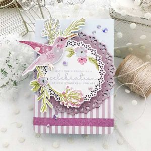 Papertrey Ink Feathered Friends Mini 7 Die class=