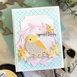 Papertrey Ink Feathered Friends 8 Mini Stamp