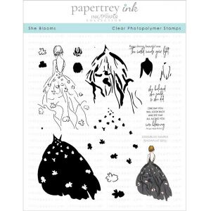 Papertrey Ink She Blooms Stamp
