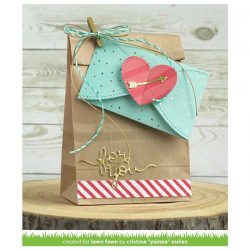 Lawn Fawn Gift Card Heart Envelope Die