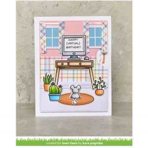 Lawn Fawn Perfectly Plaid Remix Petite Paper Pack class=