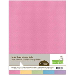 Lawn Fawn Textured Dot Cardstock - Pastels