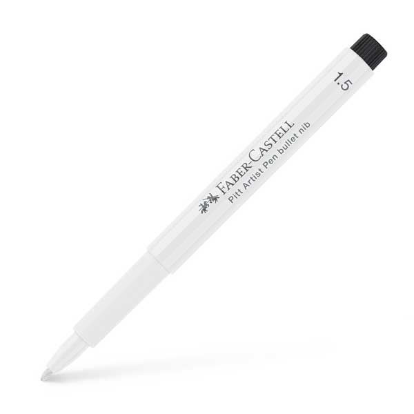 FaberCastell Pitt Artist Pen Bullet Nib 1.5mm White