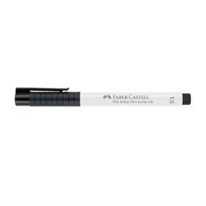 Faber-Castell Pitt Artist Pen – Bullet Nib – 1.5mm – White