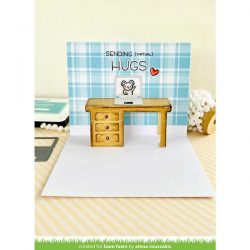Lawn Fawn Long Distance Hugs Stamp