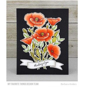 My Favorite Things Wild Poppies Stamp Set class=