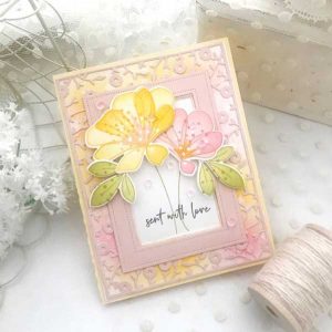 Papertrey Ink Border Bling: Dainty Deliveries Frame Die class=
