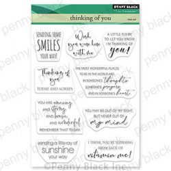 Penny Black Thinking of You Stamp Set