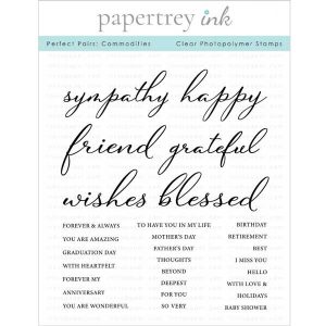 Papertrey Ink Perfect Pairs: Commodities Stamp