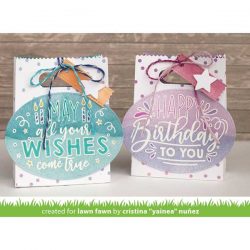 Lawn Fawn Giant Birthday Messages Lawn Cuts