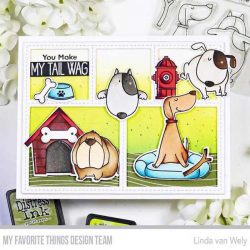 My Favorite Things You Make My Tail Wag Stamp