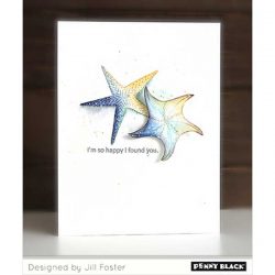 Penny Black Starfish Wishes Stamp