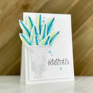 Papertrey Ink Floral Paradise Stamp class=