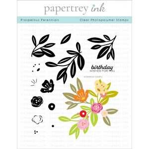 Papertrey Ink Prosperous Perennials Stamp