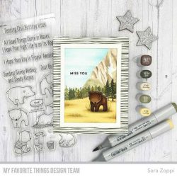 My Favorite Things Thick and Thin Background Stamp