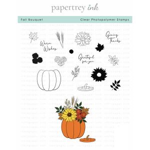 Papertrey Ink Fall Bouquet Stamp